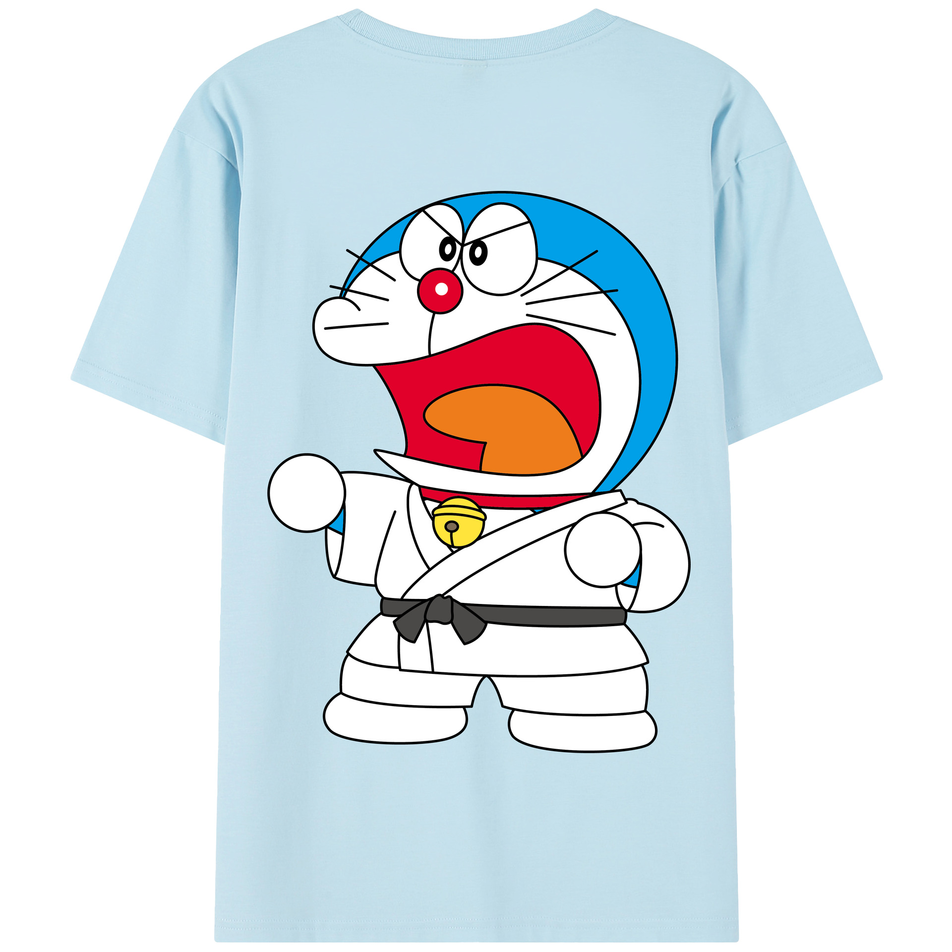 （画像用） ドラえもん Doraemon 綿100％半袖Tシャツ（背面プリント）